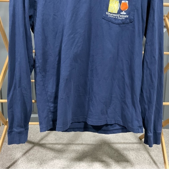 Vineyard Vines Crafts & Drafts Long Sleeve T-shirt Size Small - Picture 3 of 11